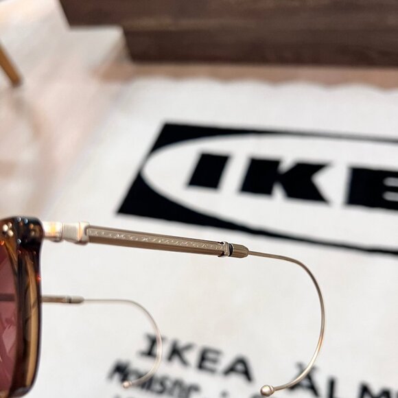 MATSUDA M2043 Large Pilot acetate sunglasses featuring interchangeable temples - Picture 7 of 11